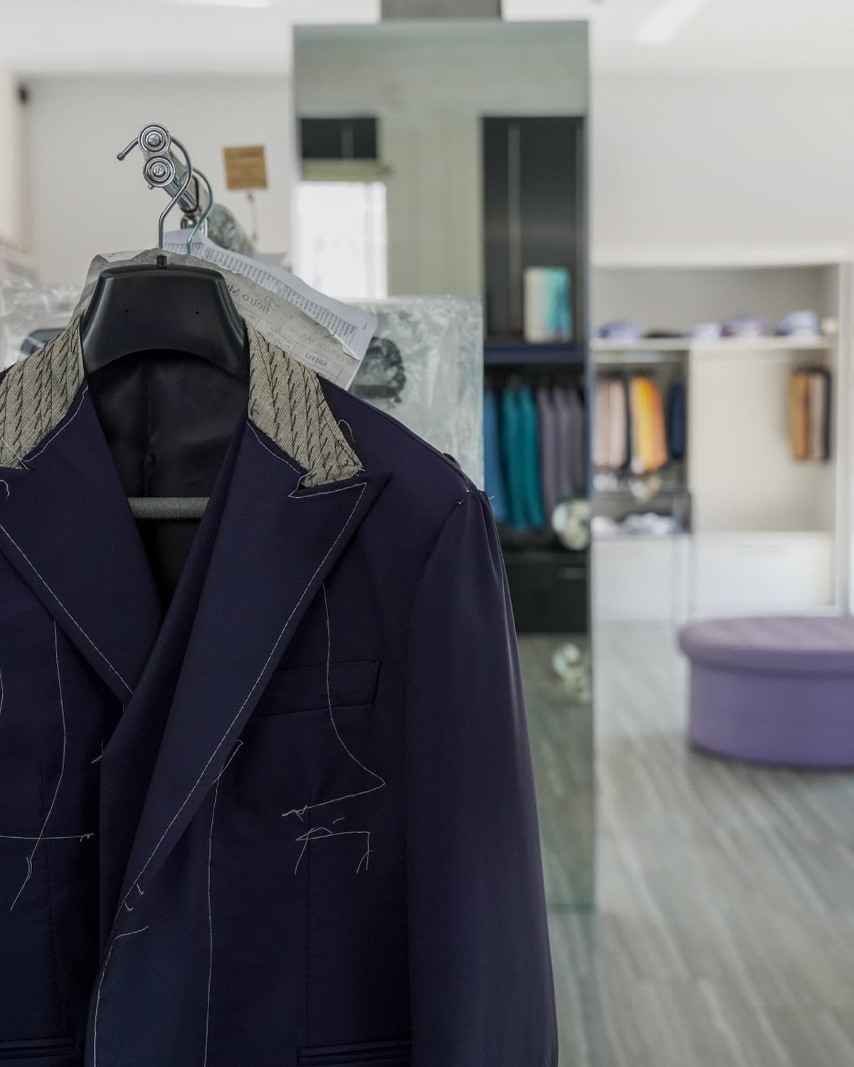Abito Due Pezzi Blu Navy